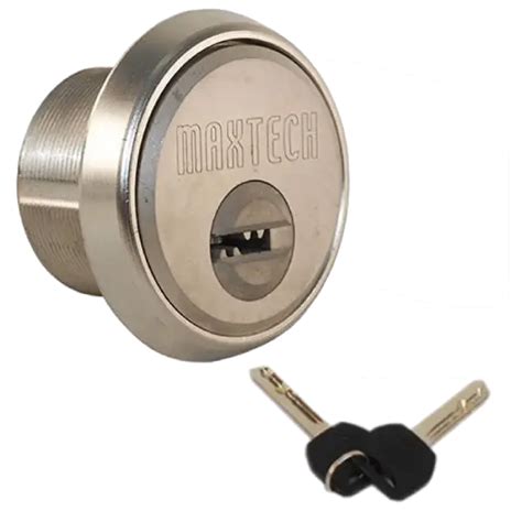 Maxtech 1″ High Security Mortise Cylinder In Satin Nickel Finish Sffobs Inc