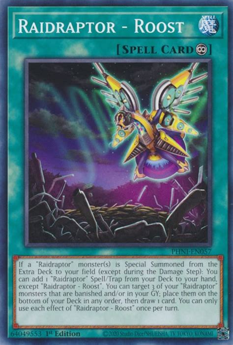 Raidraptor Roost Phantom Nightmare YuGiOh