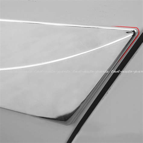 Couverture Garnitures Lat Rales De Porte De Voiture Chrome Garniture