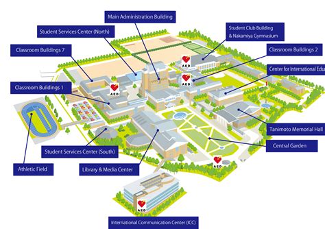 Icc North Campus Map: Navigating Your Way Around - World Map Colored ...