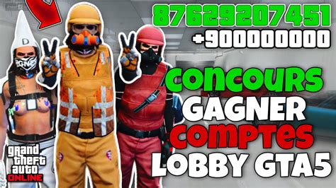 DISPONIBLE GAGNE TON COMPTE LOBBY GTA 5 ONLINE 1 68 YouTube