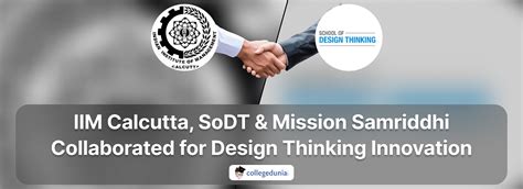 Iim Calcutta Sodt And Mission Samriddhi Collaborated For Design Thinking