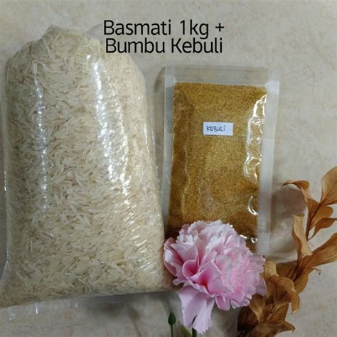 Jual Beras Basmati 1Kg Dengan Bumbu Kebuli Mandhi Biryani Shopee