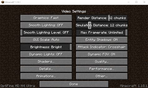 Best Optifine Settings To Boost Minecraft Fps 1 20 4