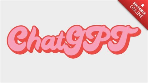 Chatgpt Efecto Rosa Retro Generador De Efectos De Texto