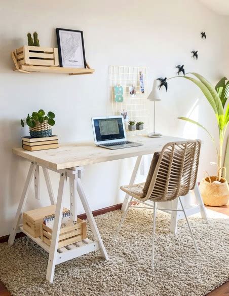 Mesa Escritorio De Madera Con Caballete Blanco Inclinable ARCHI TEC