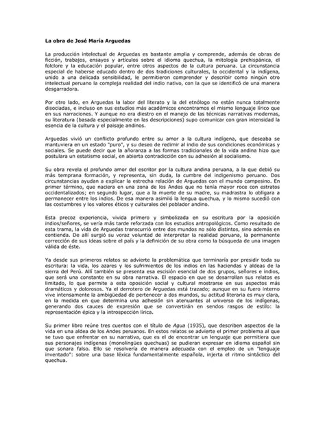 Bio José María Arguedas pdf