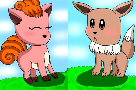 Eevee x Vulpix by Kareena08 on DeviantArt