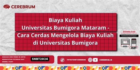 Biaya Kuliah Universitas Bumigora Mataram - Cara Cerdas ...