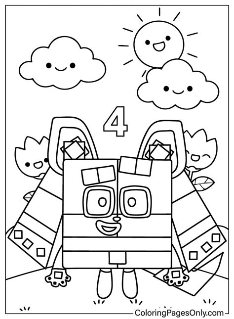 64 pages à colorier Numberblocks - ColoringPagesOnly.com