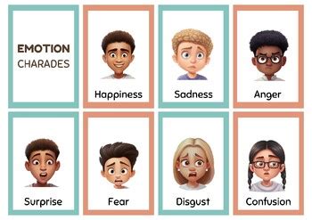 Emotion Charades Game A Social Emotional Learning Sel Activity