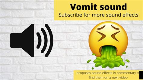 Free Vomit Sound Effect Youtube