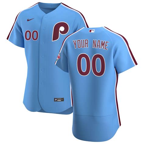 blue phillies jersey 11