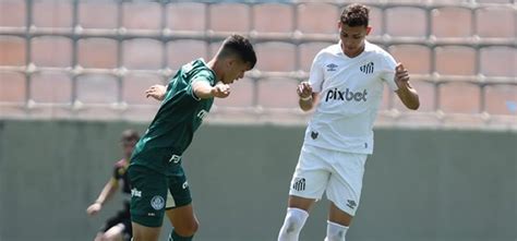 Palmeiras Goleia O Santos No Jogo De Ida Da Semifinal Do Paulista Sub