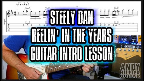 Steely Dan Reelin In The Years Guitar Intro Lesson Tutorial TABs YouTube