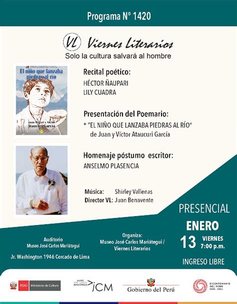 Viernes Literarios Enero 2023