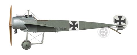 Fokker Eiii Eindecker Ernst Udet March 1916 Tullis Aviation Art Ltd