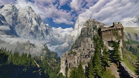 The Witcher 3 Wild Hunt Kaer Morhen Video Games Wallpapers Hd