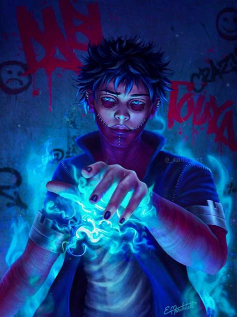 Dabi Fanart My Hero Academia Digital Portrait Manu My Hero Academia Fan Art Art Prints