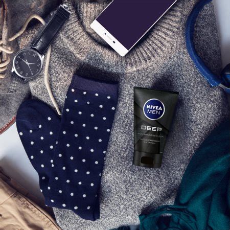 Nivea Men Deep Gel Nettoyant Visage Et Barbe Notino Be