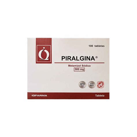 Piralgina 500mg Tableta Inkafarma