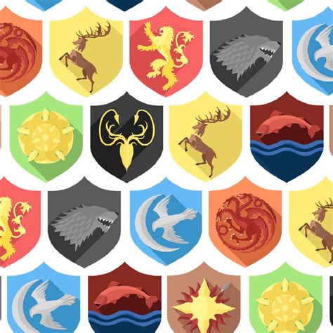 Game Of Thrones House Sigils