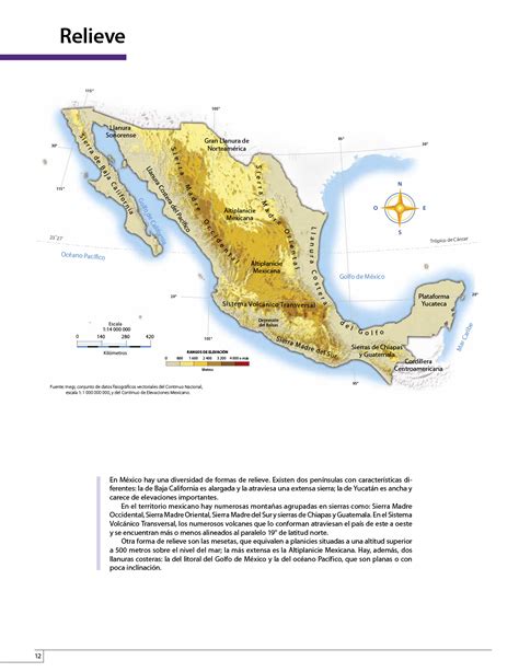 Atlas de México cuarto grado 2017 2018 Página 12 de 130 Libros de