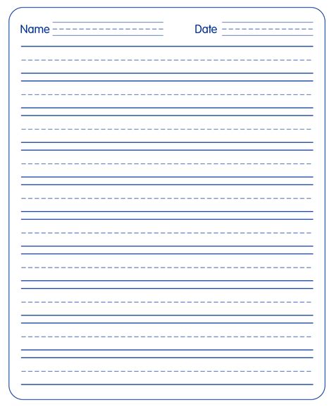 Handwriting Paper Free Printable Free Printable Handwriting Paper In A