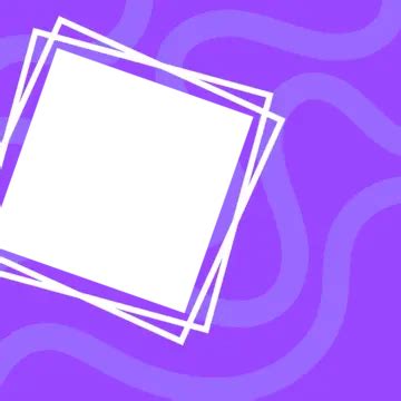 Purple Blank Twibbon Template Vector Purple Twibbon Templates PNG