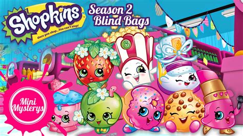 Shopkins Season 2 Blind Bags Mega Haul Toy Unboxing ASMR Mini