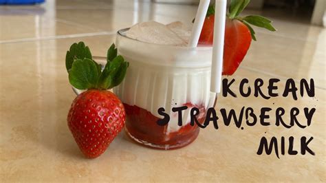 Korean Strawberry Milk Selai Strawberry YouTube