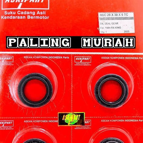 Jual Sil Seal Gir Depan Rx King Rxking V75 26 38 5 Oil Seal Gear