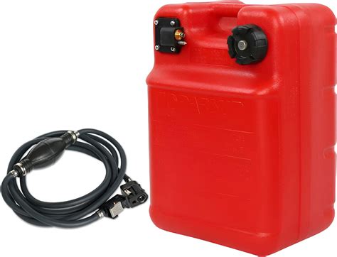 6gallons 24l Portable Boat Fuel Tank Marine Motor Fuel Tankwith Hose Connectorfor