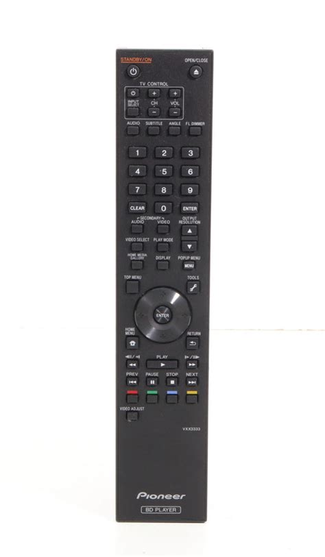 Pioneer VXX3333 Remote Control for Blu-Ray Disc Player BDP-320 and Mor