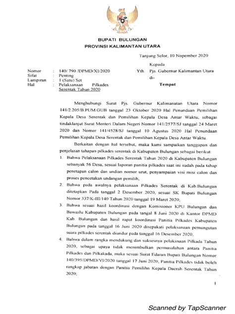 Surat Bupati Pdf