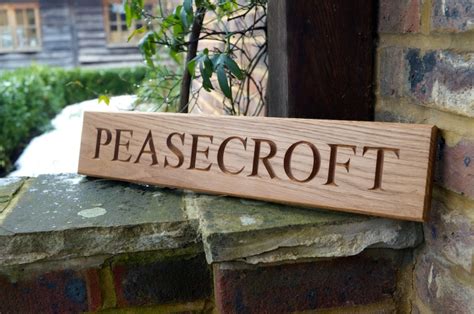 Personalised Wooden House Signs | MakeMeSomethingSpecial.com