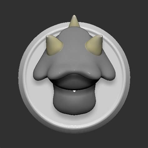 Reznor Mario Boss Based Closed Mouth 3d Model 3d Printable Cgtrader