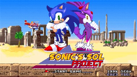 Sonic S Sol Project Title Screen Sonic 3 A I R Mods