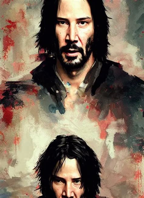 Grandiose Epic Portrait Of Keanu Reeves Detailed Stable Diffusion