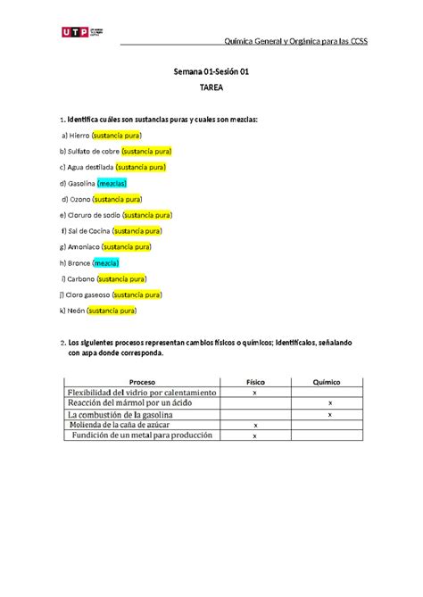 S S Tarea Calificada Semana Sesi N Tarea Identifica