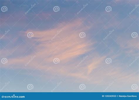 Pink and Fluffy Clouds, Beautiful Stock Image - Image of clear, blur ...