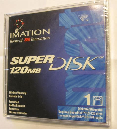 Imation 1 Pack Superdisk 35 In 120 Mb Pre Fmt Ls 120 Descontinuado Por El Fabricante