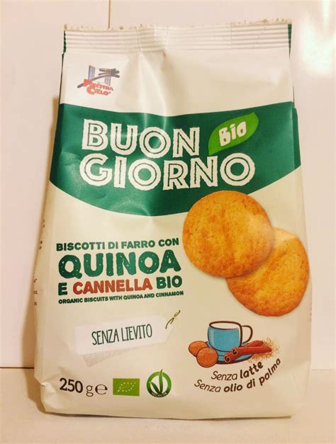 Buongiornobio Biscotti Biologici Di Farro Con Quinoa E Cannella