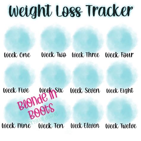 Fitness Png Weight Loss Tracker Resolution Instagram Blog Etsy