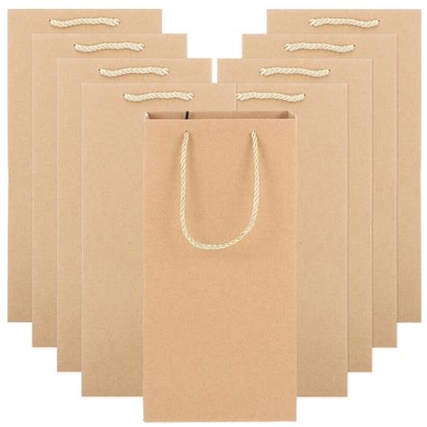 10 Pcs Kraftpapier Wein Geschenktüte Geschenktüten Verpacken eBay