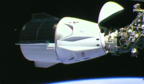 SpaceX S Crew Dragon Docks At ISS