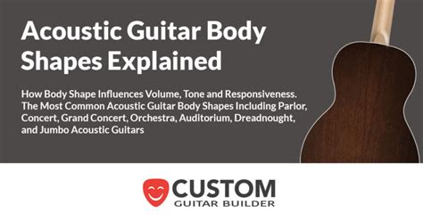 Acoustic Guitar Body Shapes Explained Custom Guitar Builder