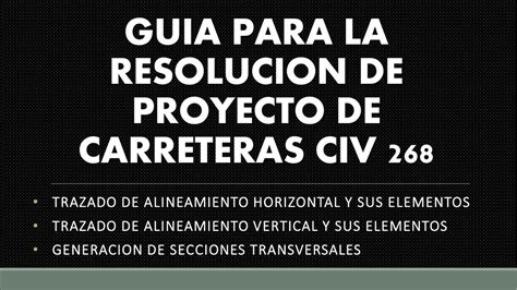 Guía Para La Resolución de Proyecto de Carreteras con AutoCAD