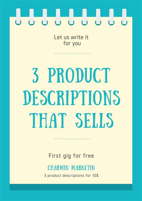 Write Compelling Product Descriptions By Charminmarketin Fiverr