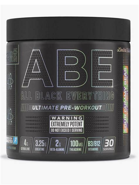 Applied Nutrition Abe All Black Everything Pre Workout Trade Prices